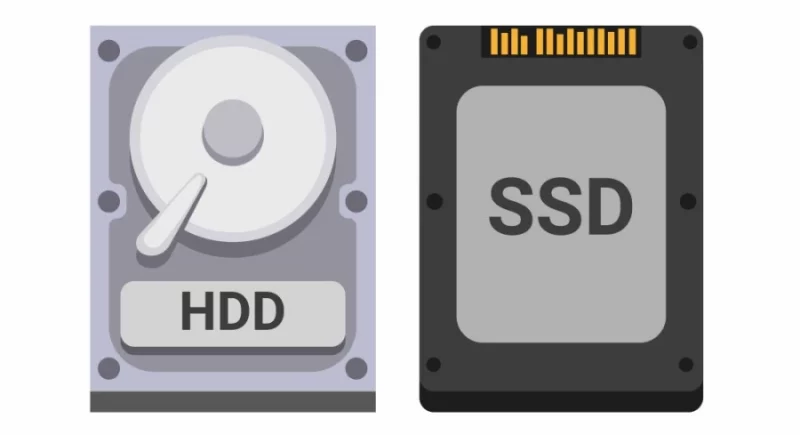 Storage devices, HDD and SSD