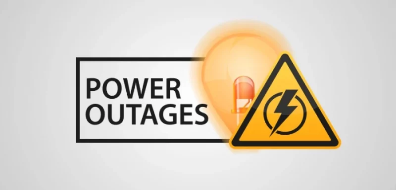 turn off computer when power outages happen